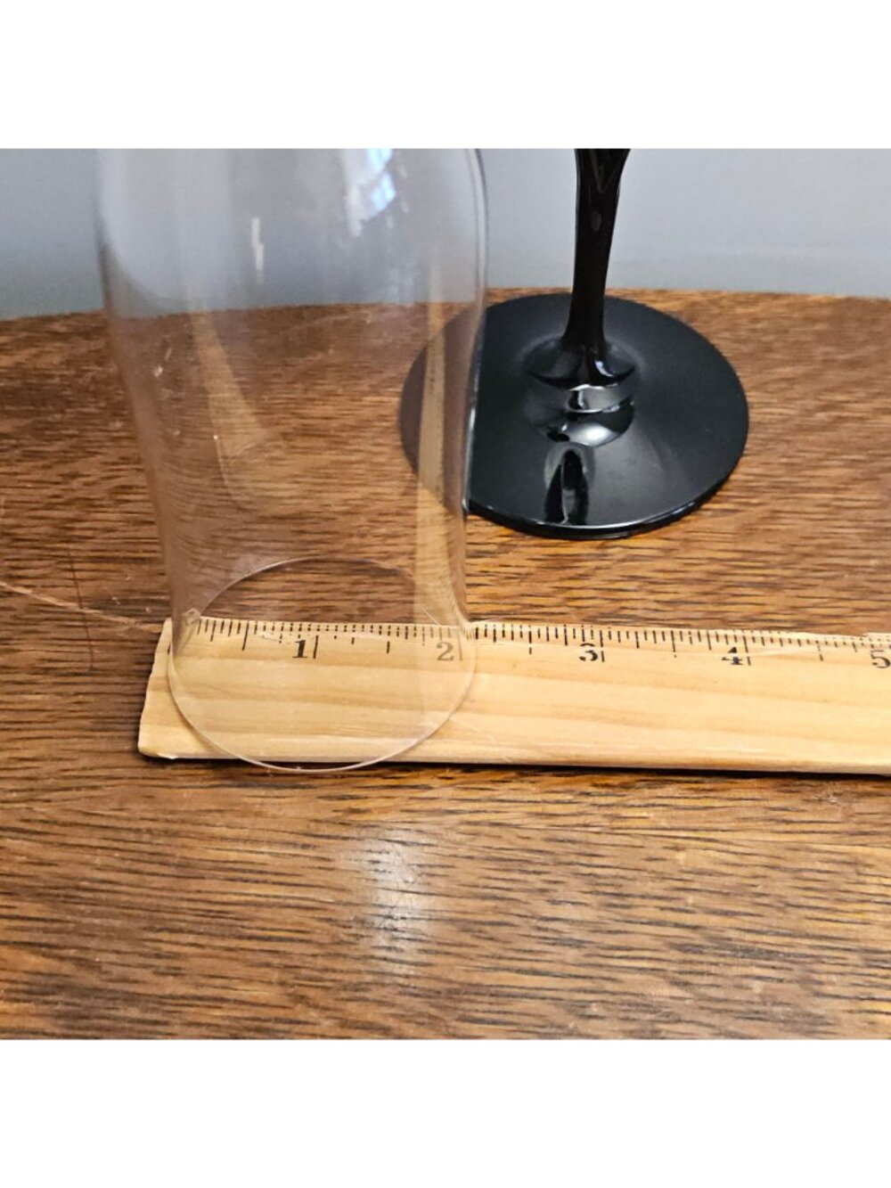 2 Mikasa Tuscan Black Champagne Flutes 9.5" Art Nouveau leaf pierced stem - Picture 6 of 10
